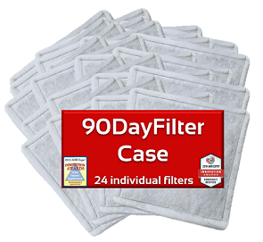 90DayFilter 1 Case of 24 Red Premium Sizes