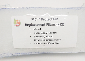 Replacement Filters: MCI™ProtectAIR (12 pack)